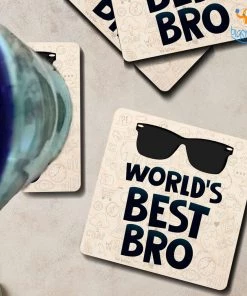 Bigsmall_cc Best Brother Wooden Coasters All Of It