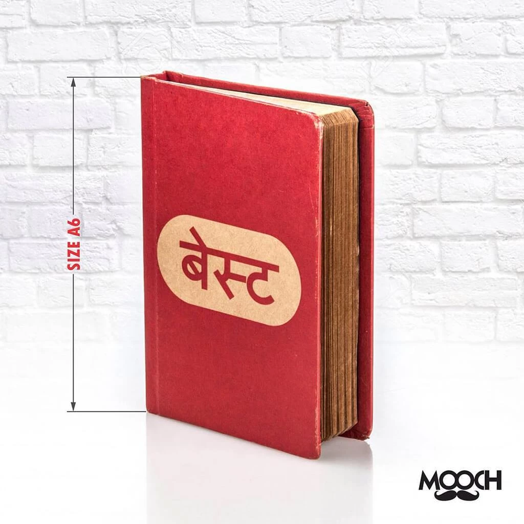 Mooch Design Studio BEST A6 Notebook With Elastic