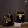 VinnyC All Of It Bull Head Bookends