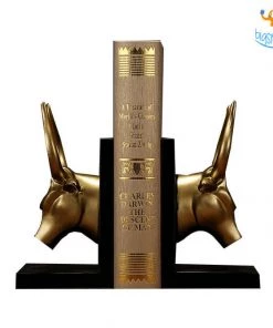 VinnyC All Of It Bull Head Bookends