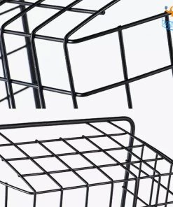 Hollyhock Black Metal Wire Storage Basket All Of It