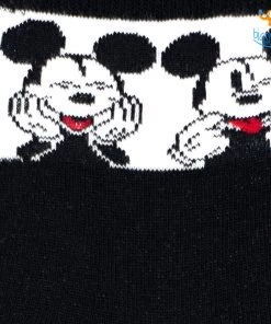 Balenzia Black And White Mickey Socks - Pack Of 2 All Of It