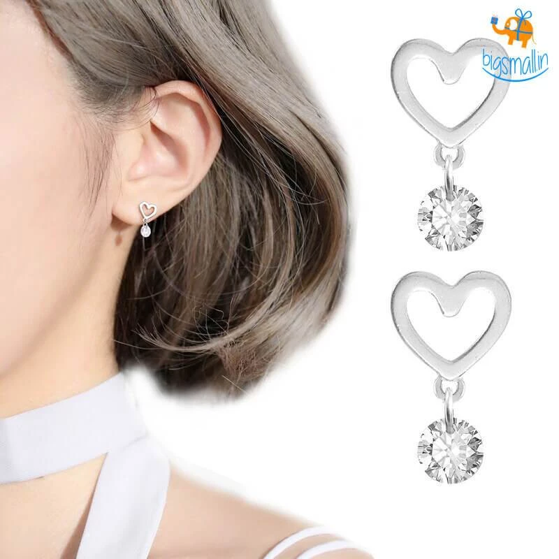 AmyLi Heart Shaped Ear Studs All Of It