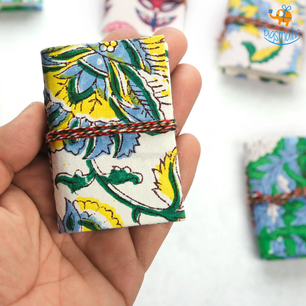 Ascetic Blossom Pocket Diaries - Pack Of 6