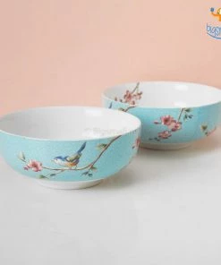 Devnow All Of It Sakura Printed Dinner Set - 21 Pcs