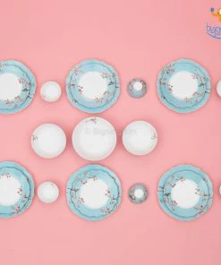 Devnow All Of It Sakura Printed Dinner Set - 21 Pcs