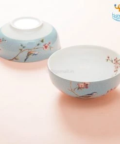 Devnow All Of It Sakura Printed Dinner Set - 21 Pcs