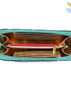 Bigsmall_piu Blue Glitter Wow Wallet