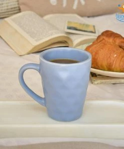 Hollyhock Sky Blue Textured Mug All Of It