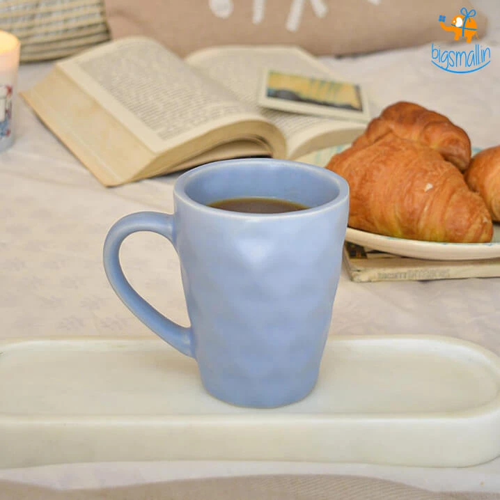 Hollyhock Sky Blue Textured Mug All Of It