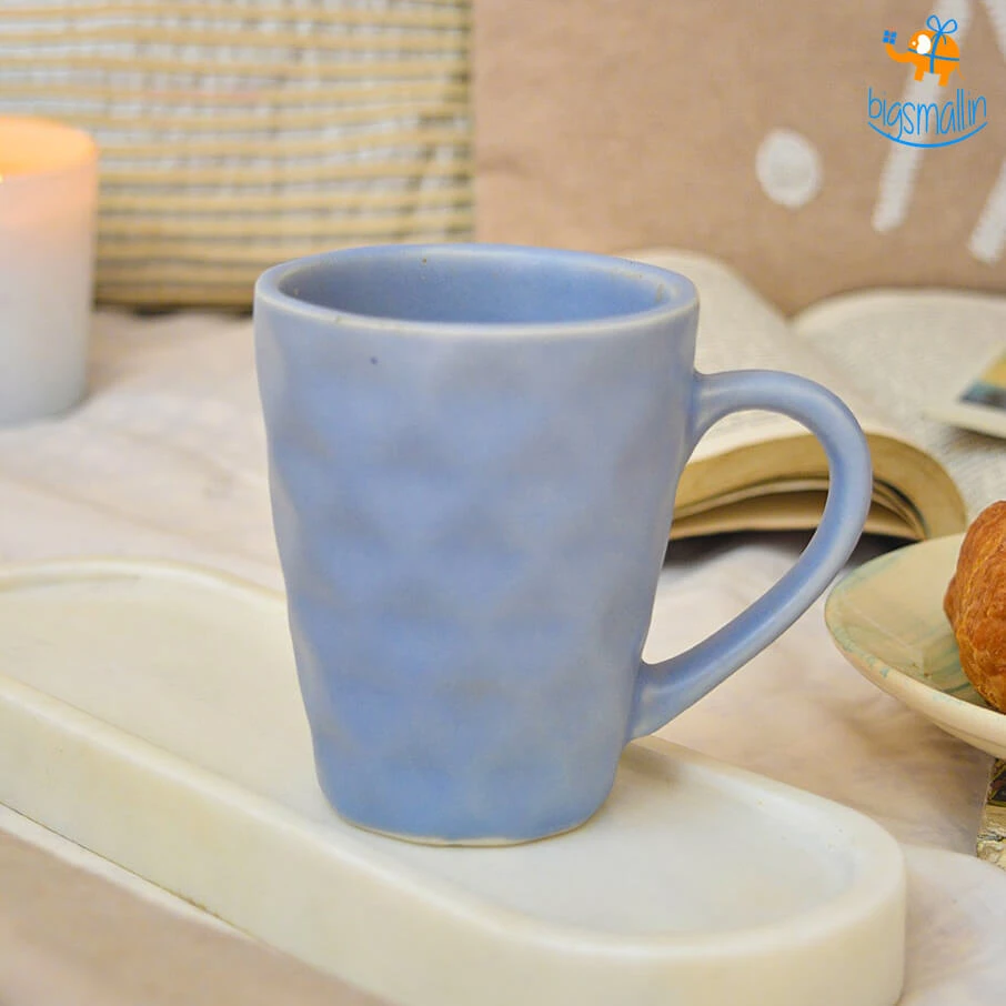 Hollyhock Sky Blue Textured Mug All Of It
