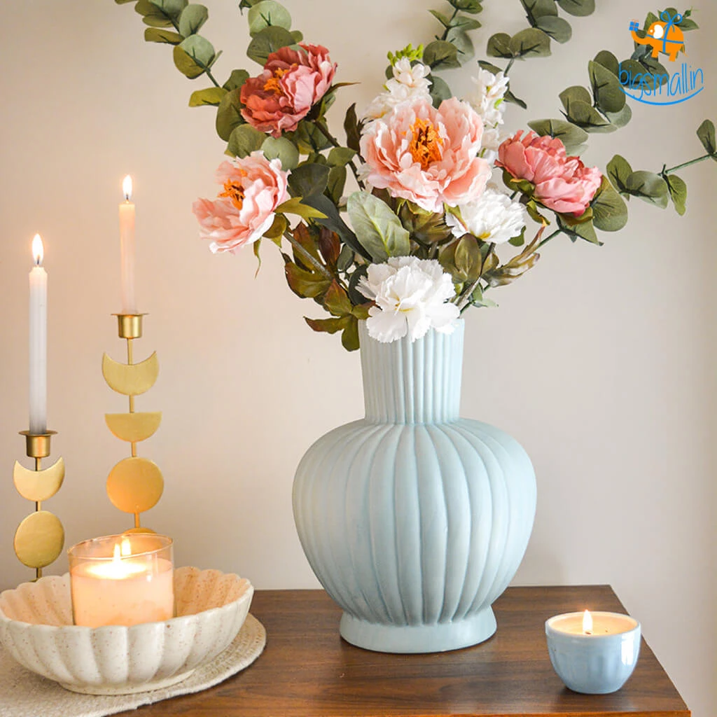 Hollyhock All Of It Victorian Ceramic Vase