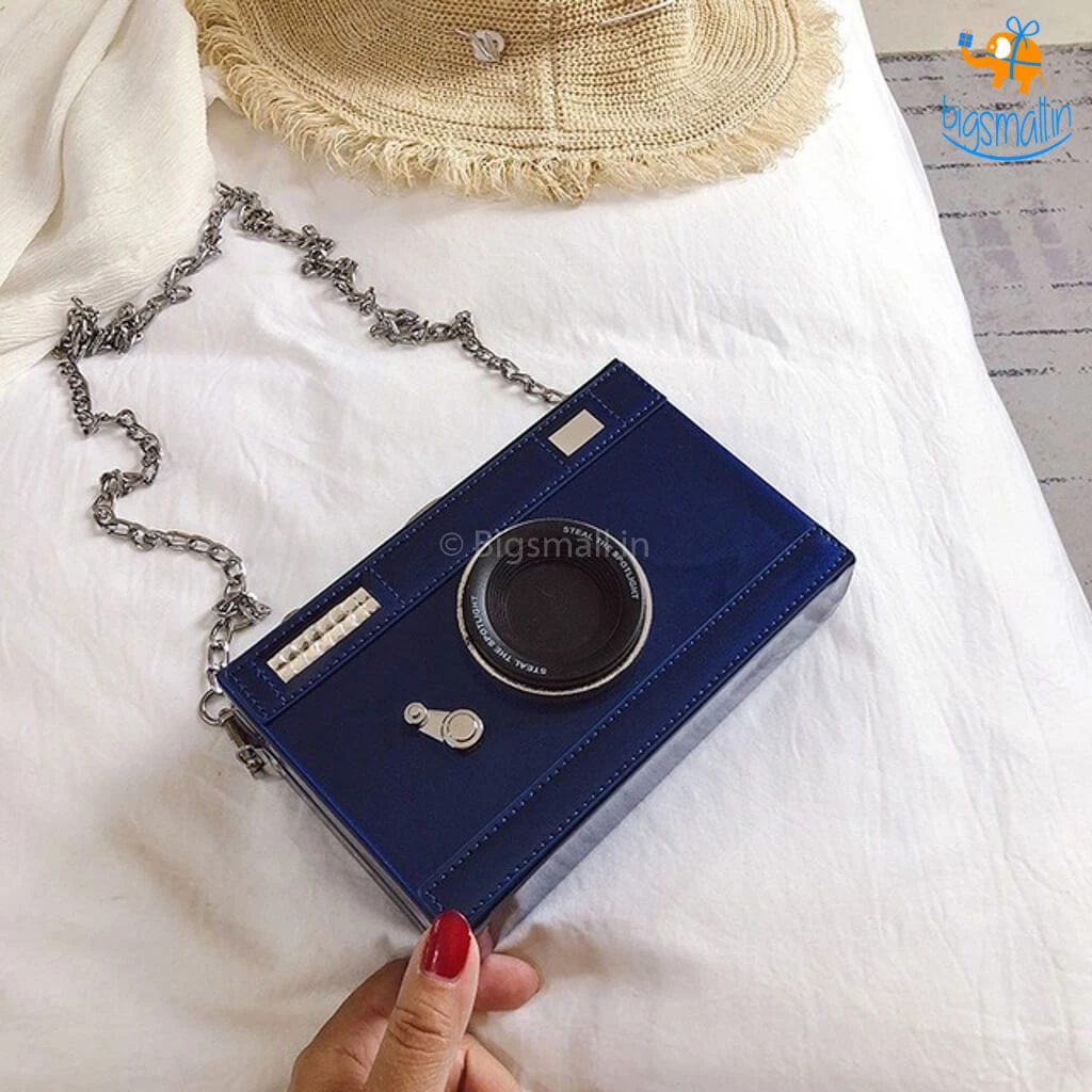 Coral Tree All Of It Camera Shaped Clutch Bag