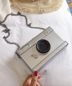 Coral Tree All Of It Camera Shaped Clutch Bag