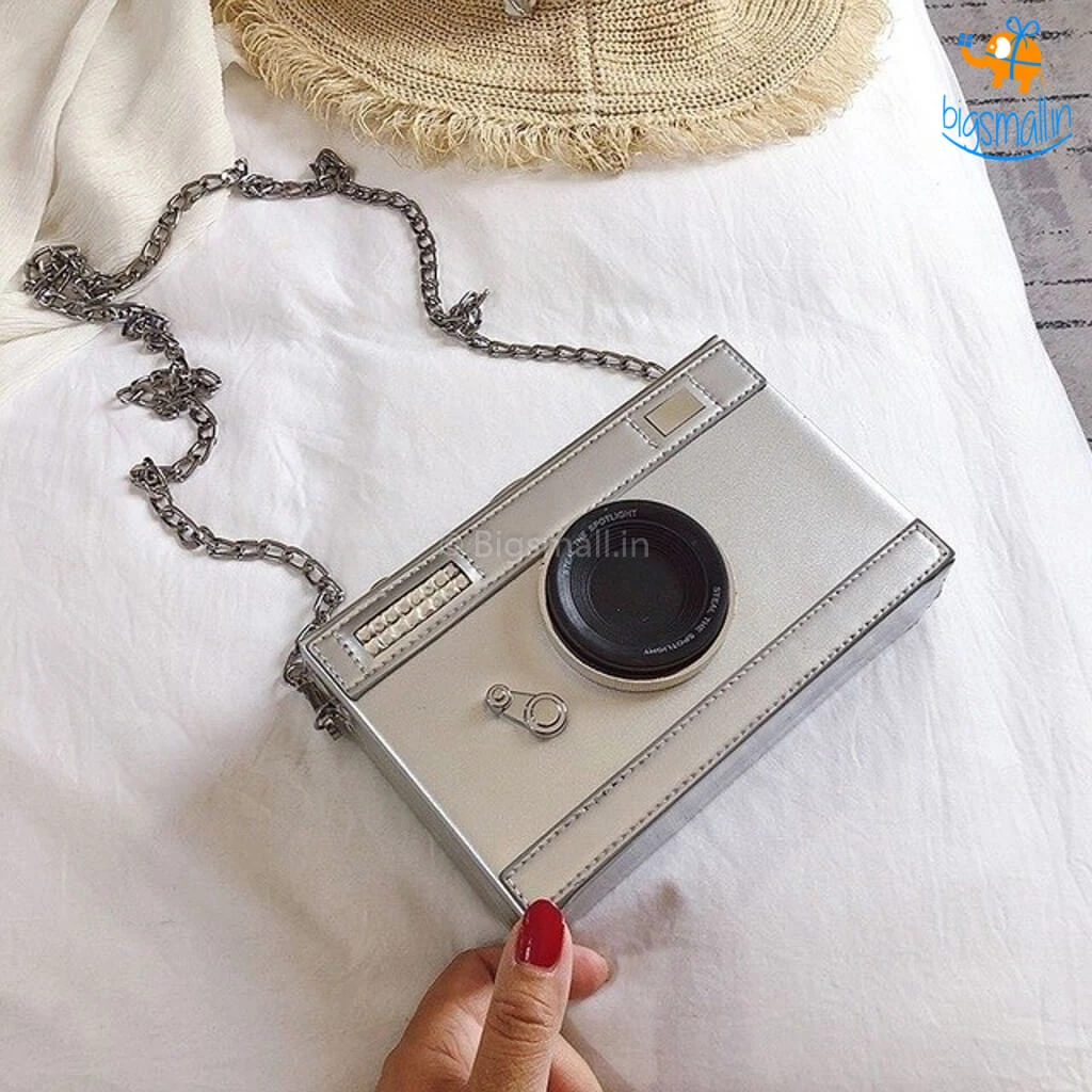 Coral Tree All Of It Camera Shaped Clutch Bag