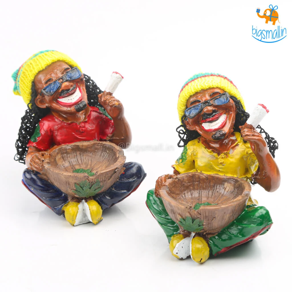 Vinny Y Bob Marley Ashtrays
