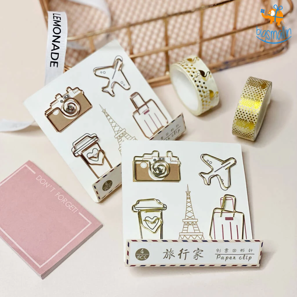 Lemonade All Of It Global Wanderer Paperclips - Set Of 4