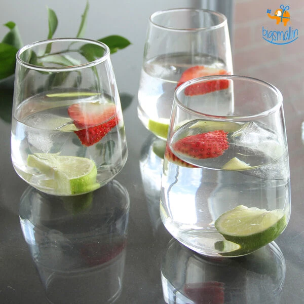 Devnow Stemless Italian Glasses - Set Of 6