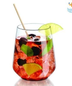 Devnow Stemless Italian Glasses - Set Of 6