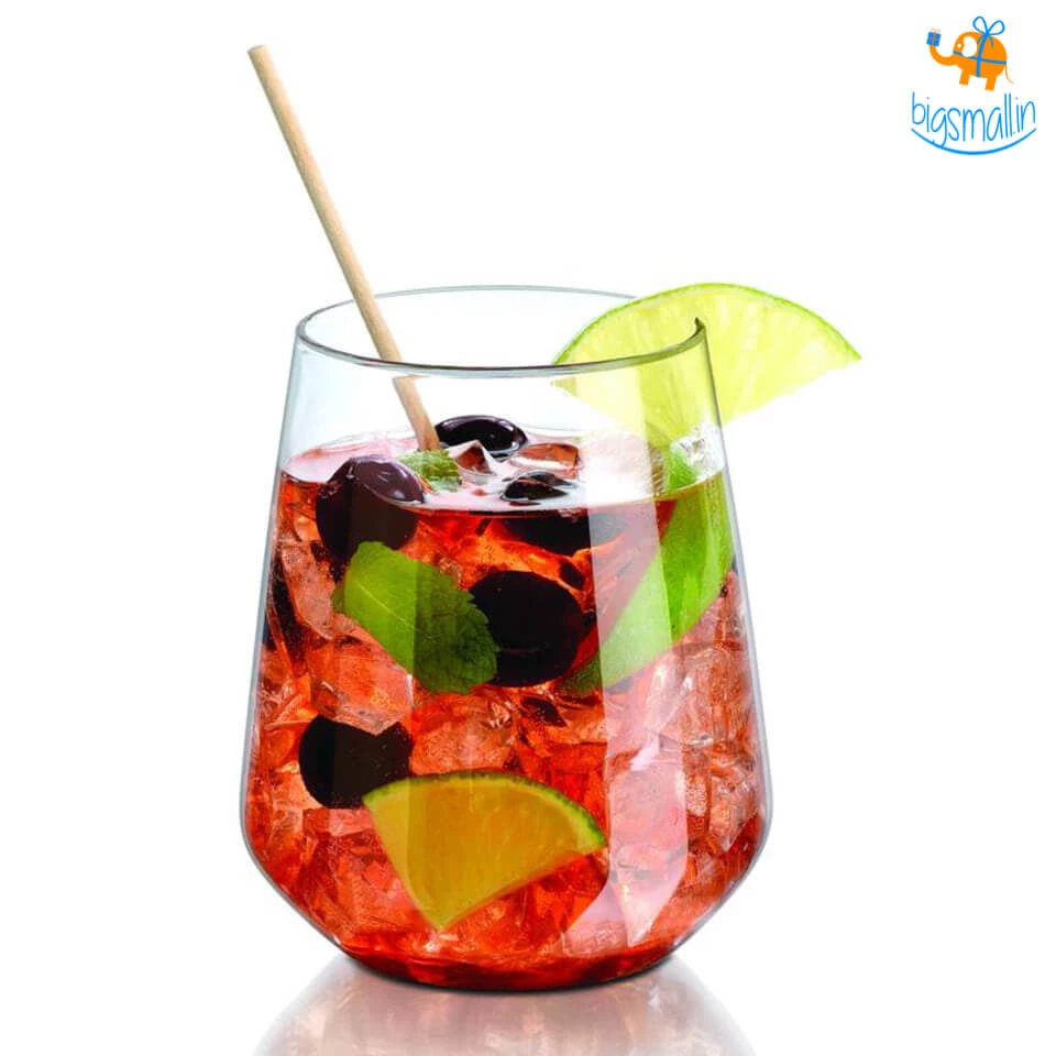 Devnow Stemless Italian Glasses - Set Of 6