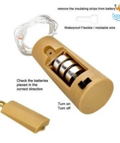 Coral Tree Bottle Cork LED String Lights - Set Of 3