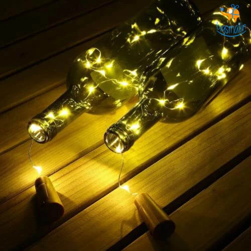 Coral Tree Bottle Cork LED String Lights - Set Of 3