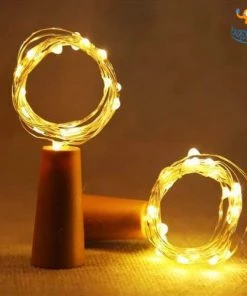 Coral Tree Bottle Cork LED String Lights - Set Of 3