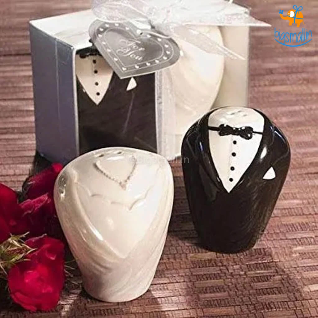 Big Daddy All Of It Bride & Groom Salt & Pepper Shaker