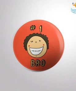 Krita & Penna Number 1 Bro Badge With Magnet