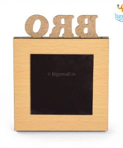 Bigsmall.in Bro Wooden Magnetic Photo Frame