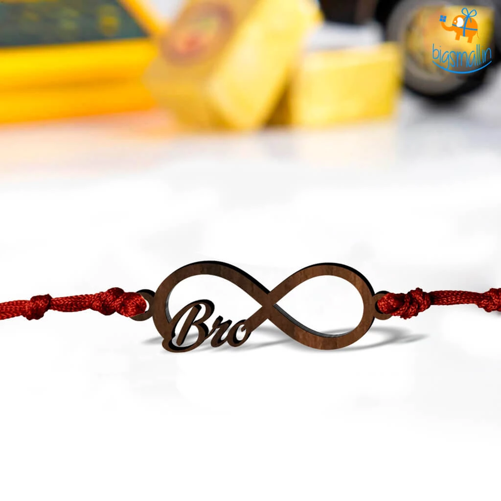 Bigsmall_cc Infinite Bro Love Wooden Rakhi All Of It