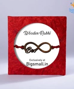 Bigsmall_cc Infinite Bro Love Wooden Rakhi All Of It