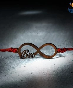 Bigsmall_cc Infinite Bro Love Wooden Rakhi All Of It