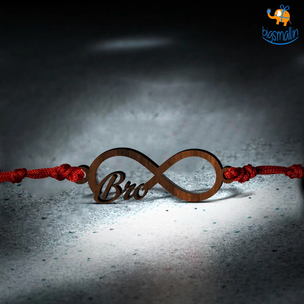 Bigsmall_cc Infinite Bro Love Wooden Rakhi All Of It