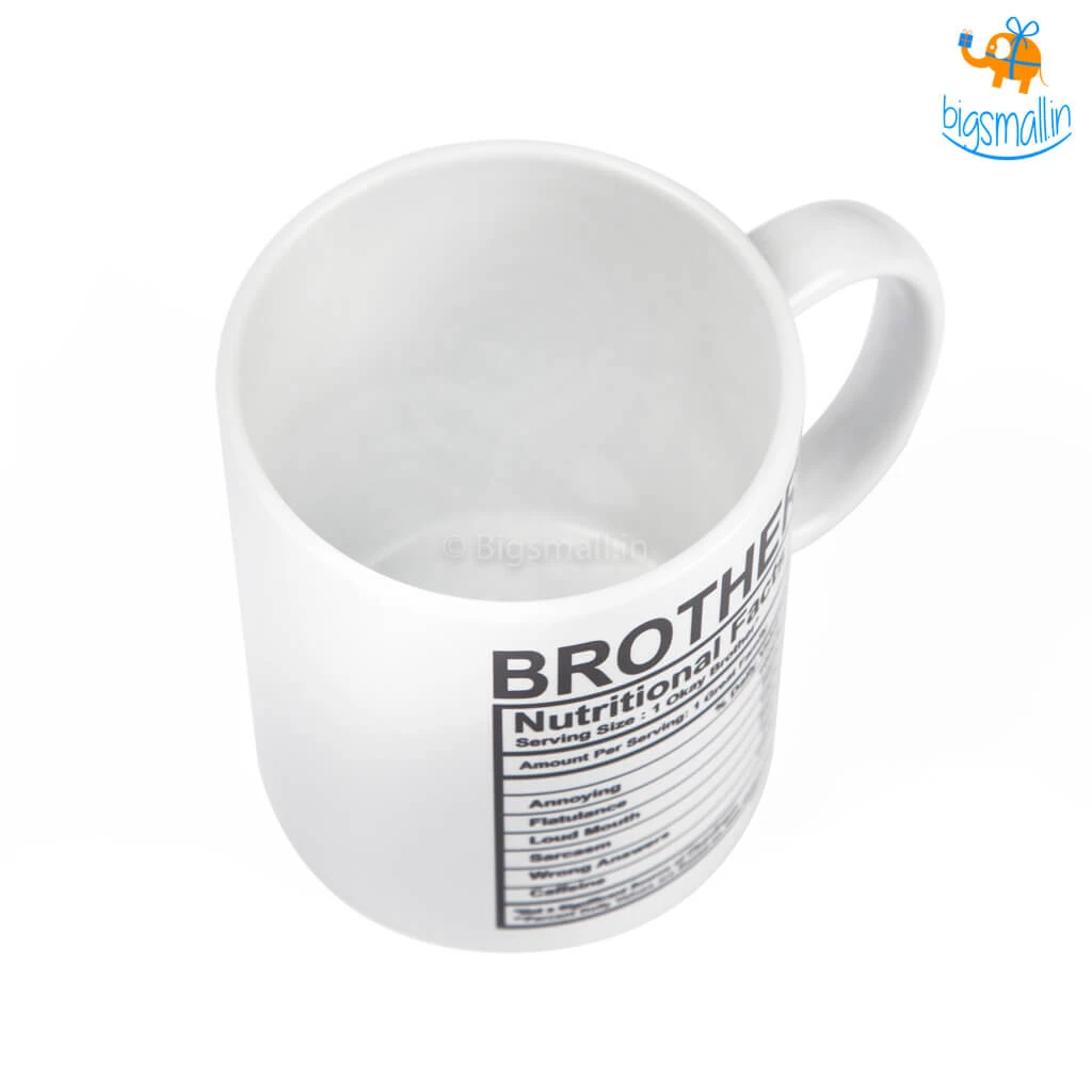 Bigsmall_piu All Of It Brother Nutritional Facts Mug