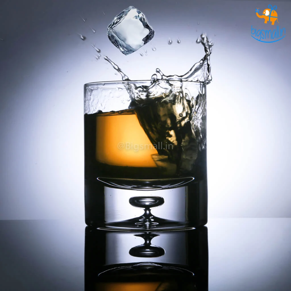 Devnow Italian Bubble Base Whiskey Glasses - Set Of 6