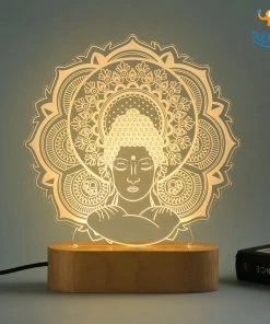 India Vibes Buddha Hologram Lamp Father's Day