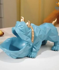 Coral Tree Bulldog Storage Table Ornament Father's Day