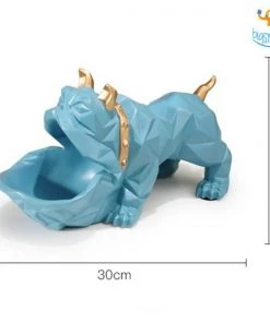 Coral Tree Bulldog Storage Table Ornament Father's Day