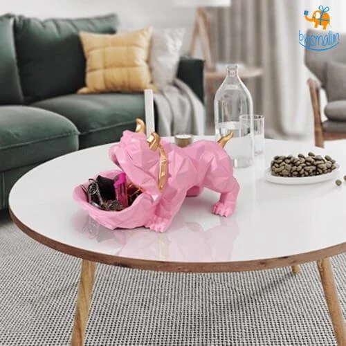 Coral Tree Bulldog Storage Table Ornament Father's Day