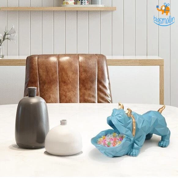 Coral Tree Bulldog Storage Table Ornament Father's Day