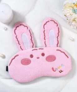 Bigsmall_hmk Bunny Plush Gel Eye Mask All Of It