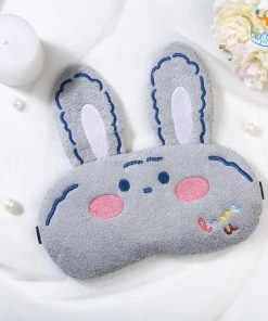 Bigsmall_hmk Bunny Plush Gel Eye Mask All Of It