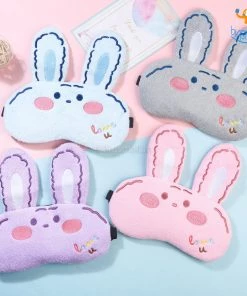 Bigsmall_hmk Bunny Plush Gel Eye Mask All Of It