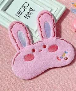 Bigsmall_hmk Bunny Plush Gel Eye Mask All Of It
