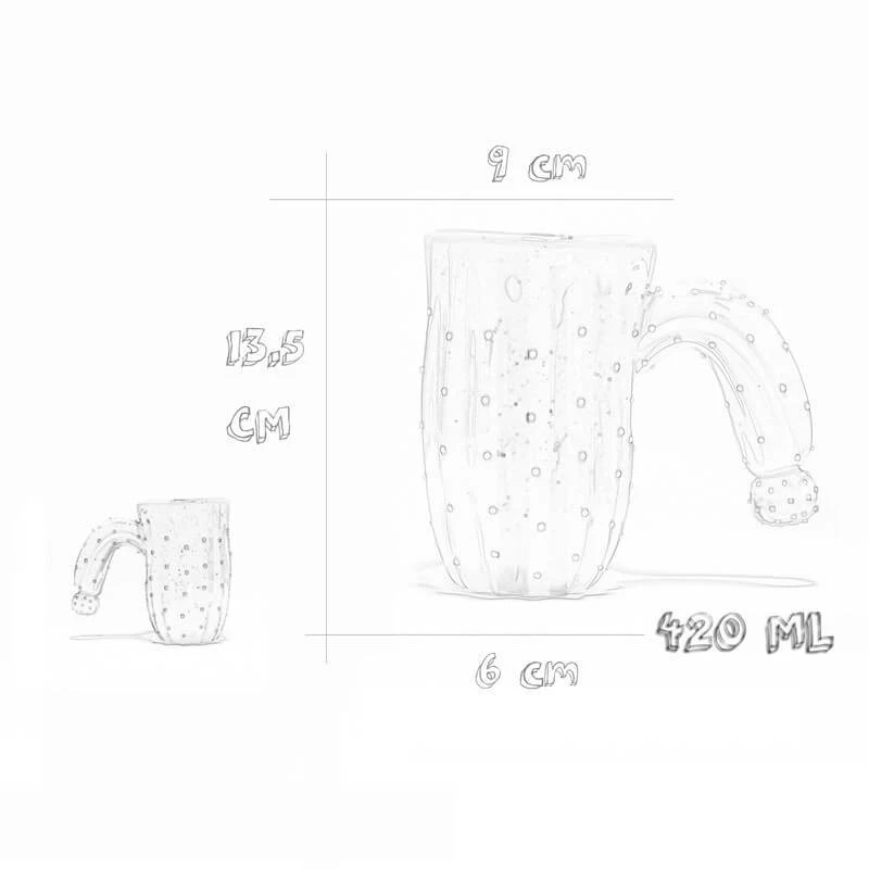 Mugga 3D Cactus Mug