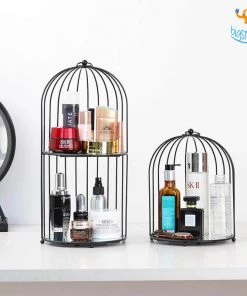 Big Daddy Metallic Cage Cosmetic Organizer Sale