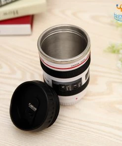 Akshay Mumbai Importer Father's Day Camera Lens Coffee Mug With Lid