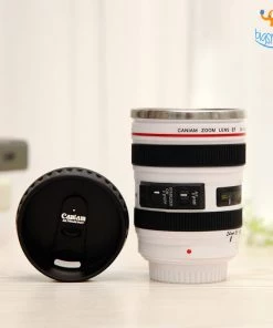 Akshay Mumbai Importer Father's Day Camera Lens Coffee Mug With Lid