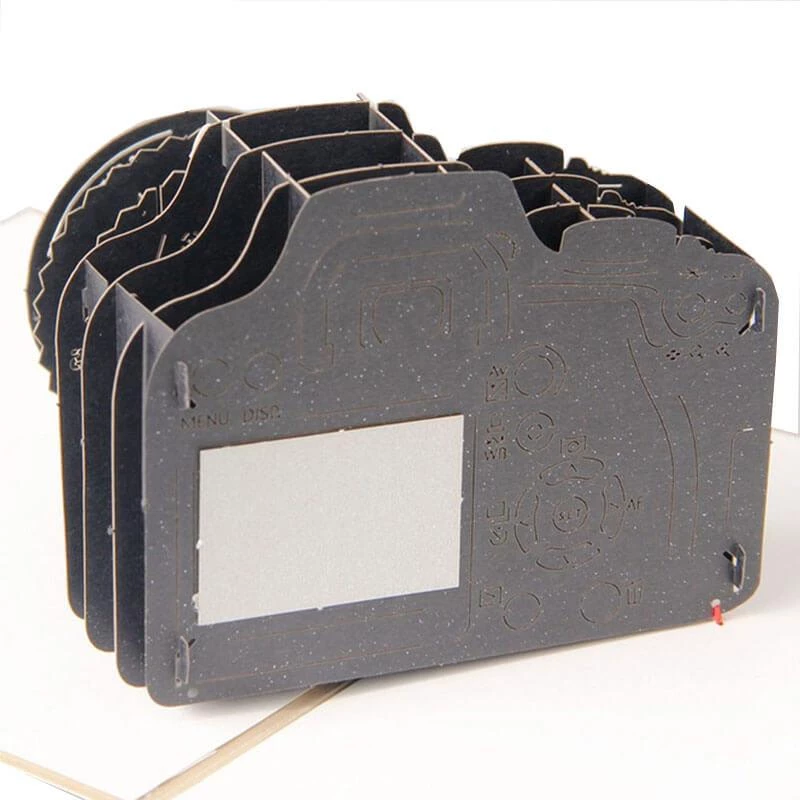 VinnyC Father's Day Camera Pop Up Card